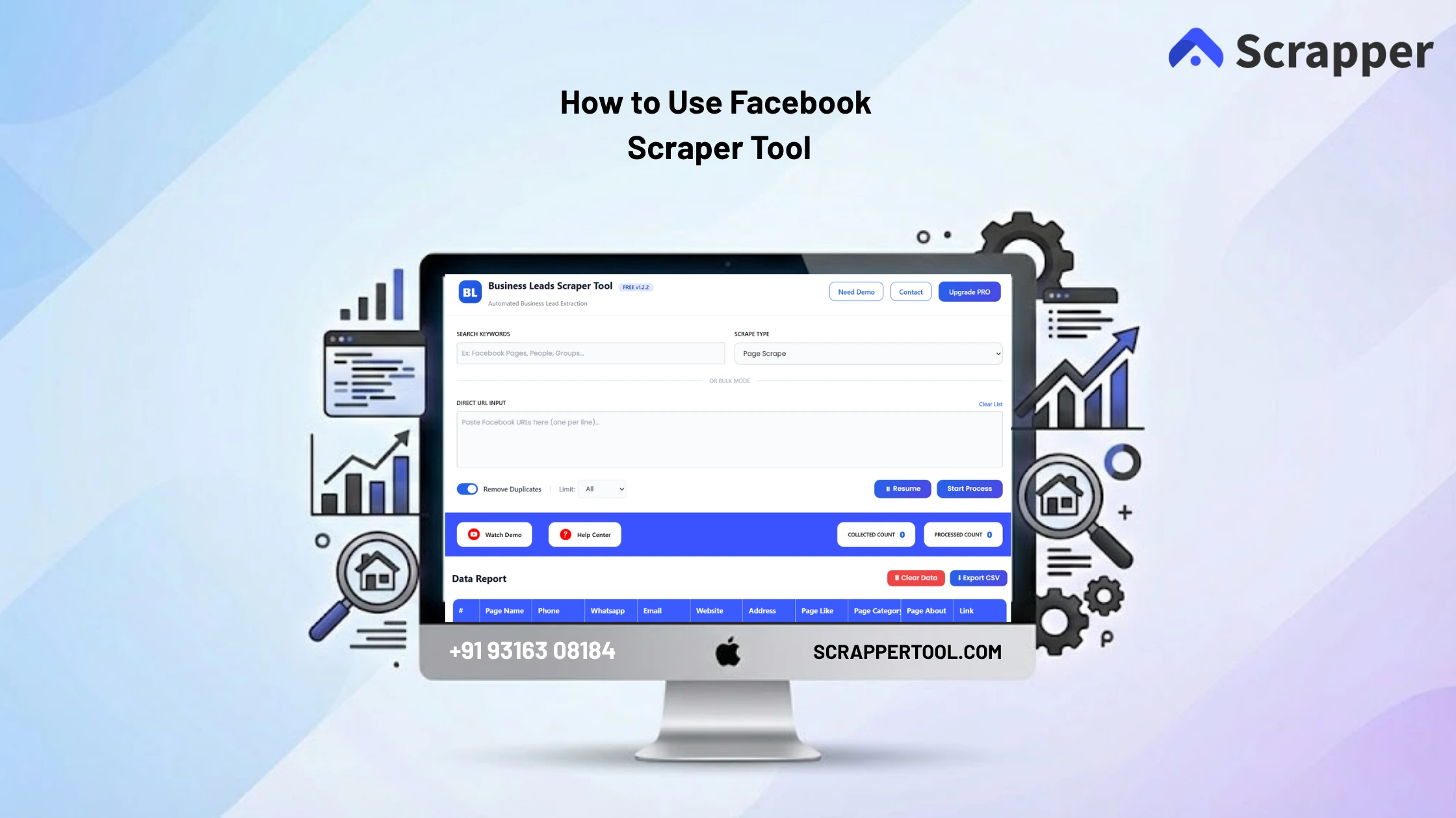 Feature Image Facebook Scraper Tool
