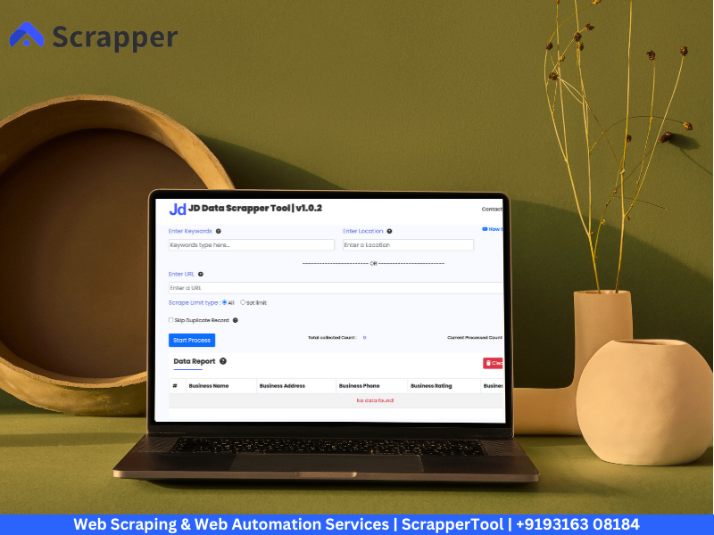 Justdial Scraper tool
