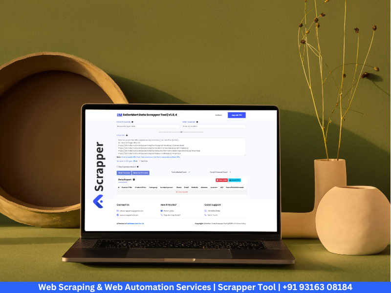 SellerMart Scraper Tool by Scrapper Tool