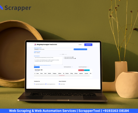 Bing Map Web Scraping Tool ScrapperTool