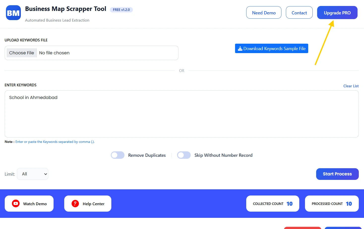 G MAp scrapper Tool PRO Version