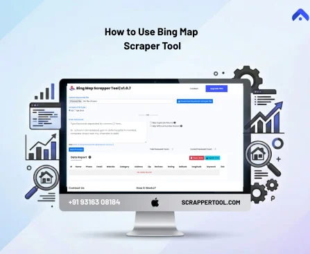 Feature IMage Bing Map Scraper Tool by Scrapper Tool