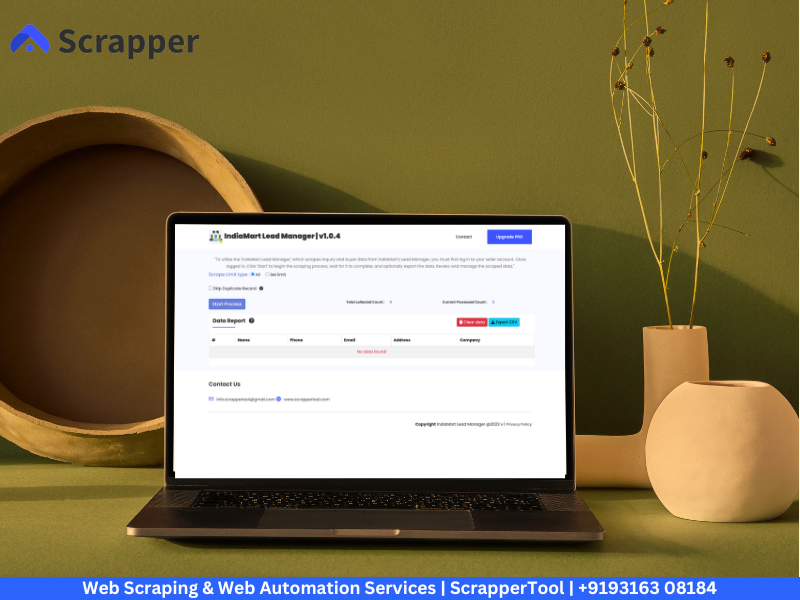 Indiamart Lead Manager Scraper Tool Scrapper Tool