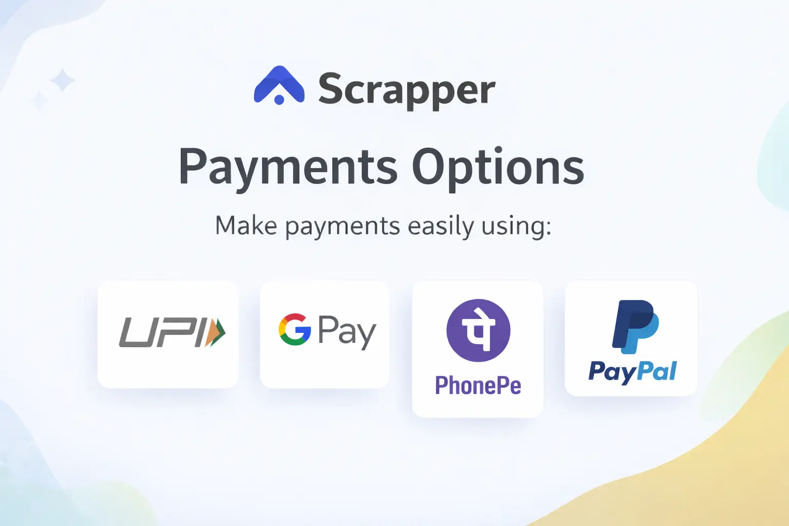 PAYMENT option Scrapper Tool