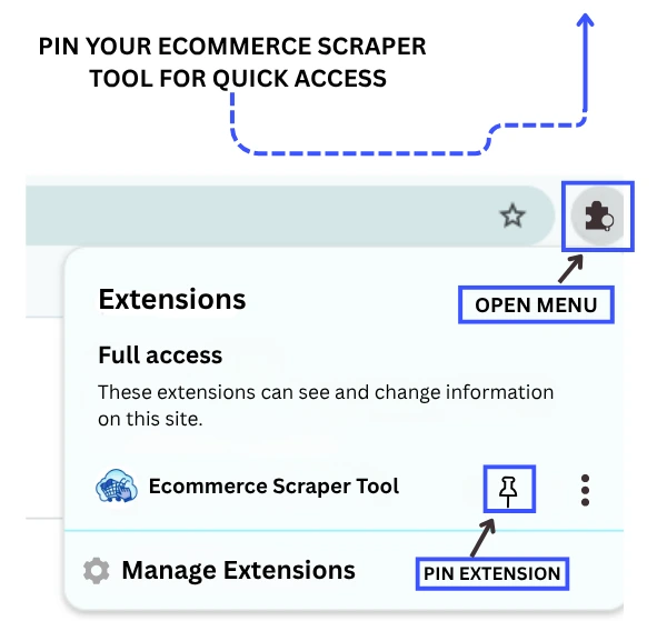 PIN Ecommerce Scraper tool 