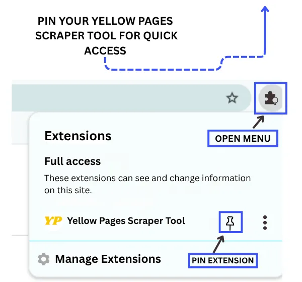 Pin Yellow Pages Scrapper Tool 