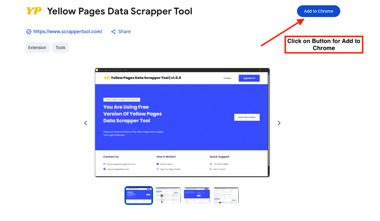 Yellow Pages Scraper Tool by Scrapper Tool