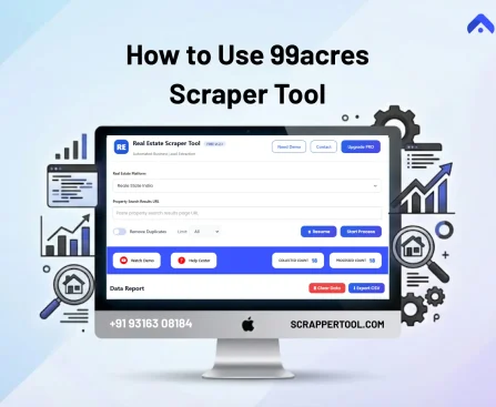 99acres Scraper Tool Feature Image