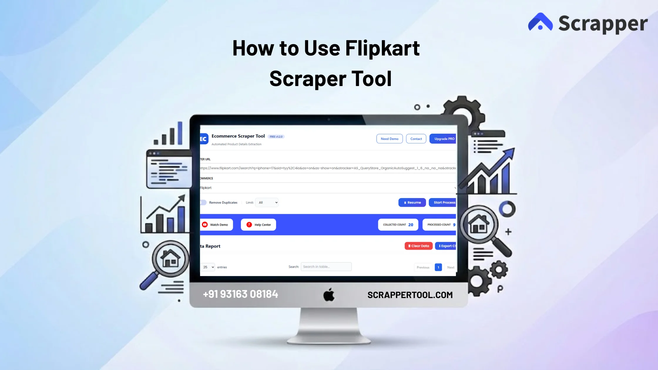Flipkart Scrapper Tool Feature Image