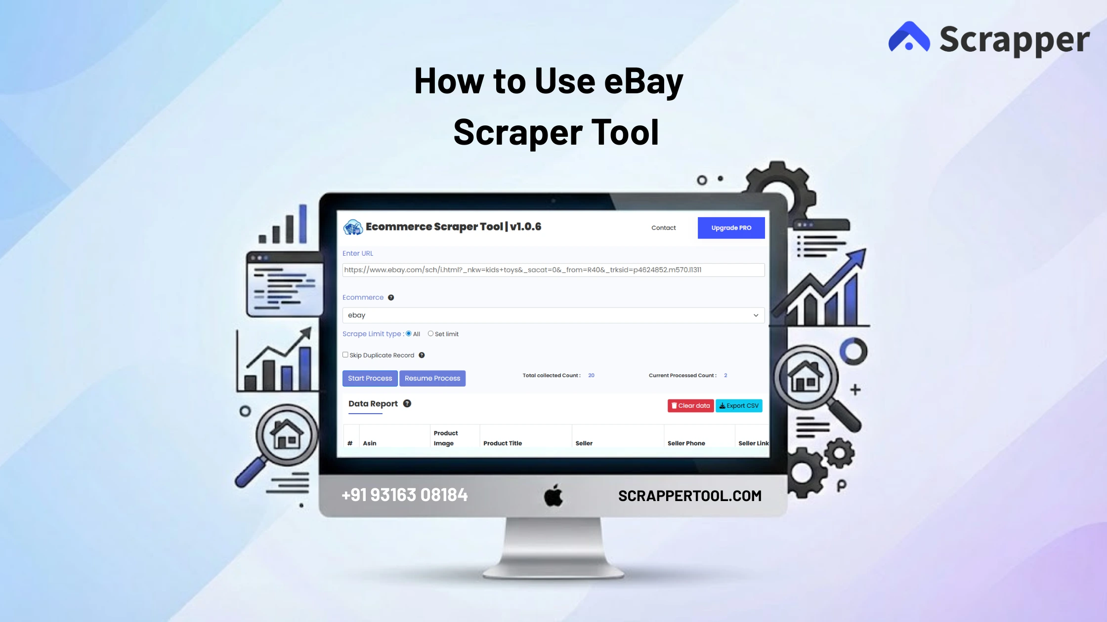 eBay Scrapper Tool Feature Image