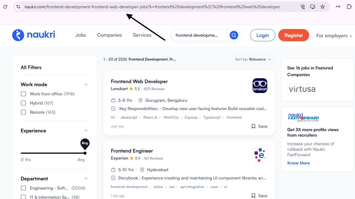 Jobs Scrapper Tool Naukri.com