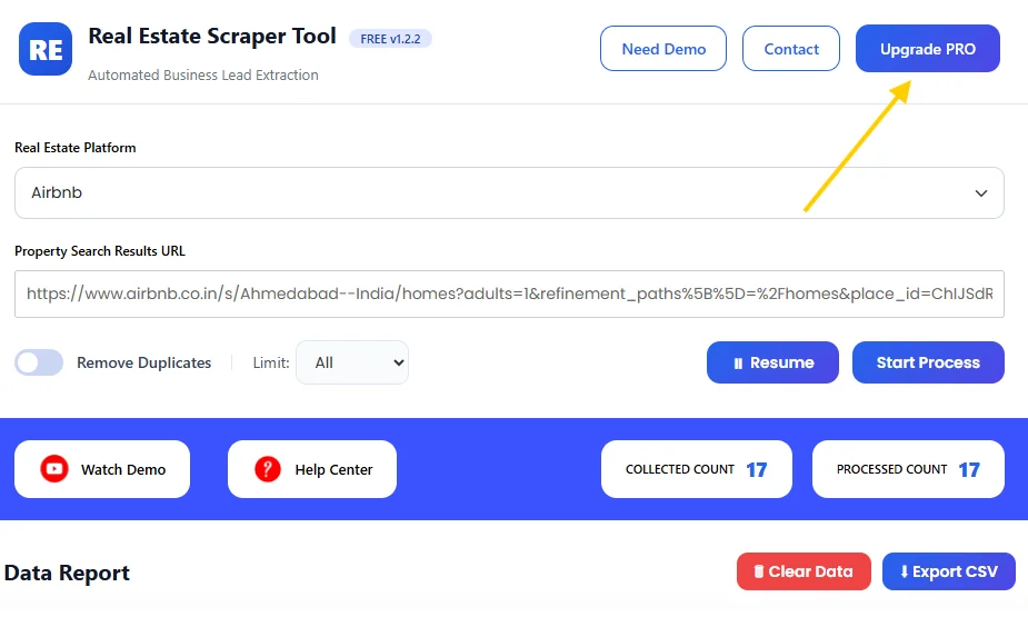 Airbnb Scrapper Tool PRO Version