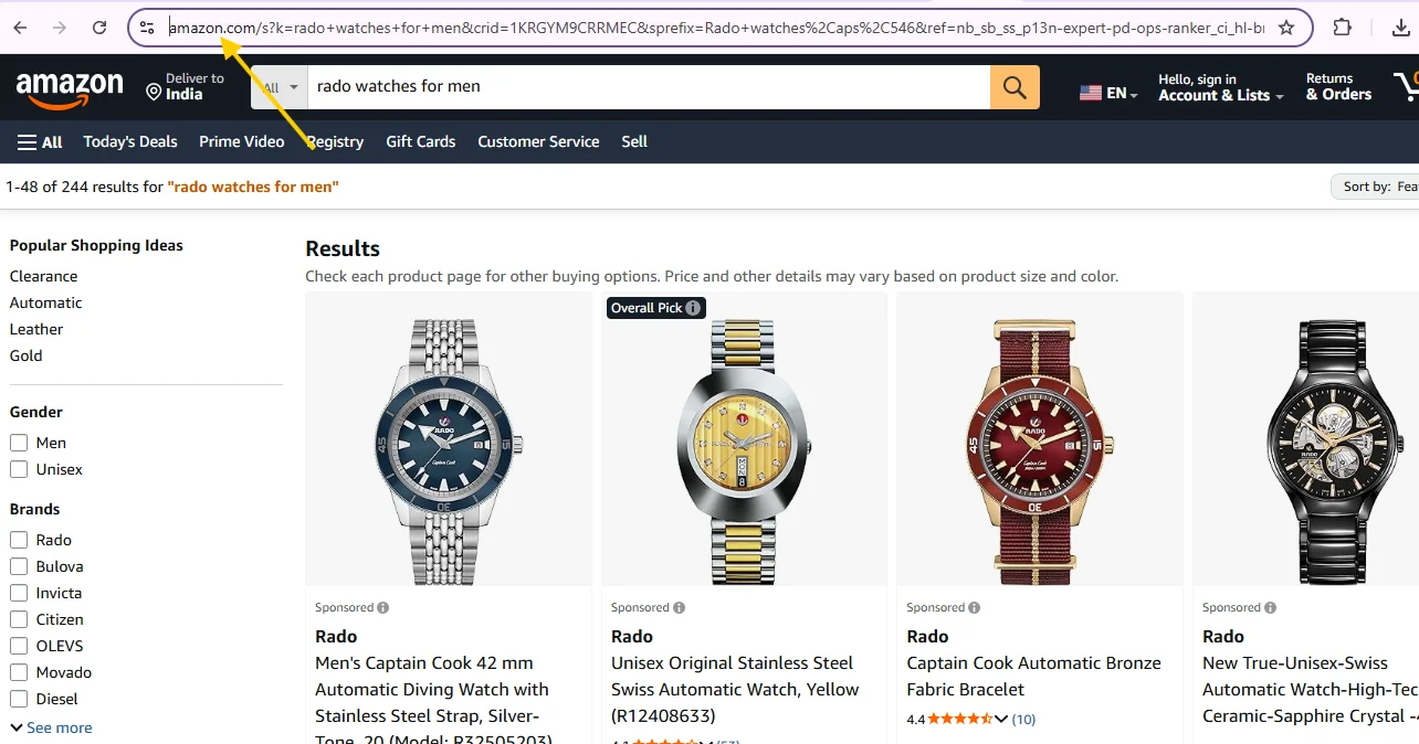 Amazon Scrapper Tool Amazon Page