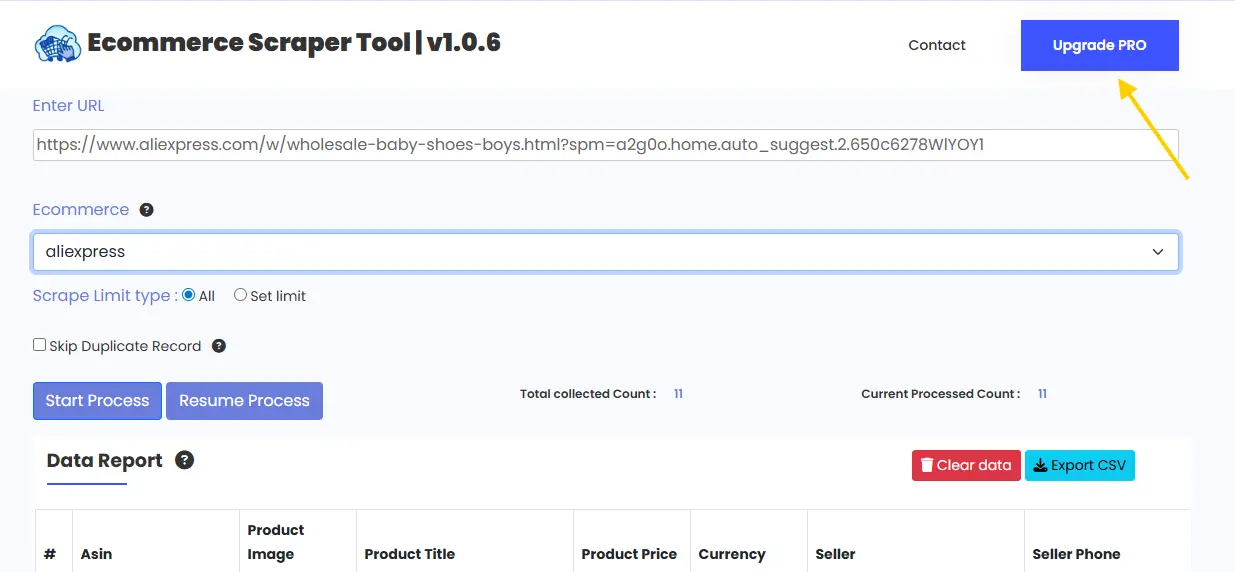 AliExpress Scrapper Tool PRO