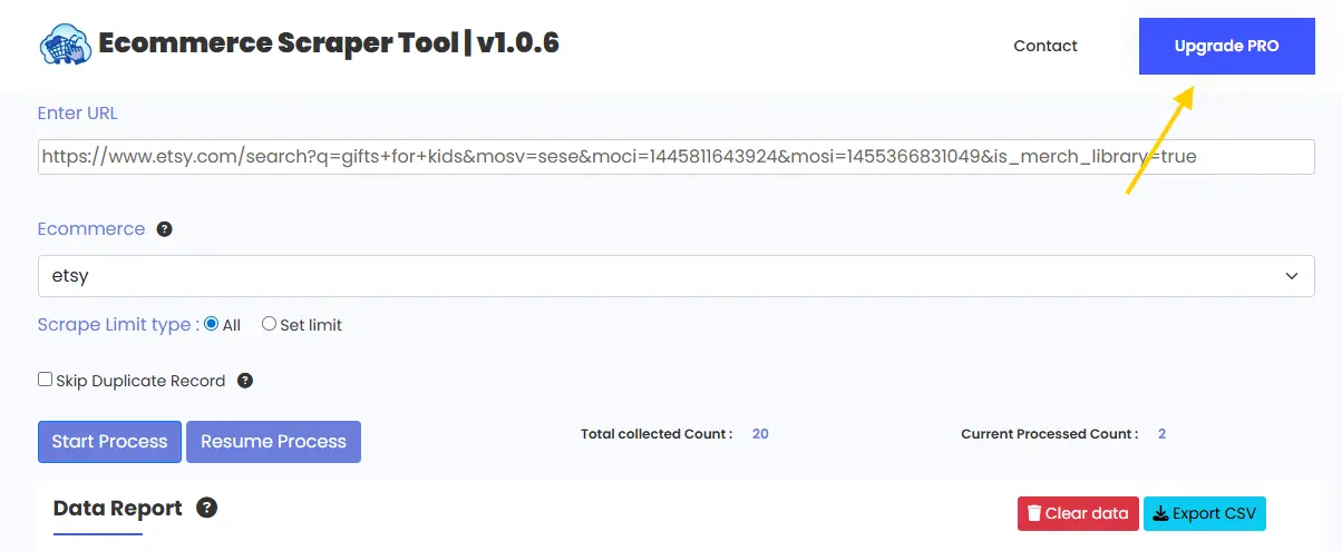 Etsy Scrapper Tool Pro 