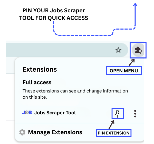 Jobs Scraper Pin the Tool 