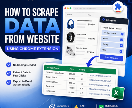 How to scrape data from websites using scrapper tool chrome extension