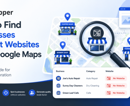 How to find Business without Websites usign GMB