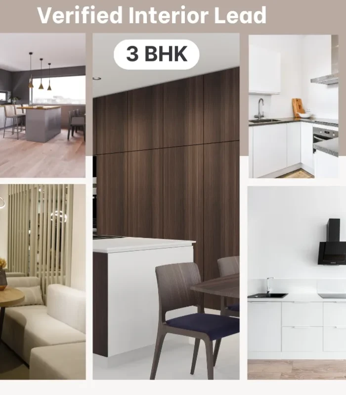 3 BHK Apartment Interior Residential By Scrapper Tool Leads