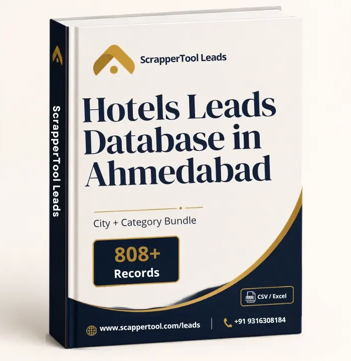 Ahmedabad Hotels B2B Leads Database